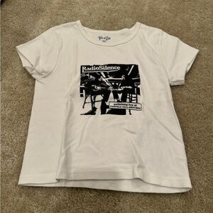 Brandy Melville White Graphic Tee